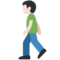 Person Walking - Light emoji on Twitter